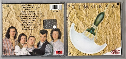 Timoria ritmo dolore - cd,